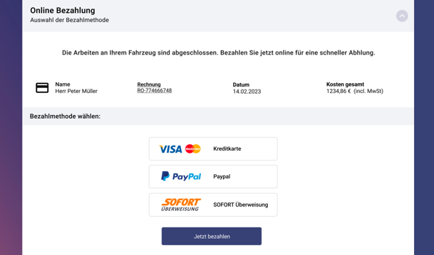 online bezahlung
