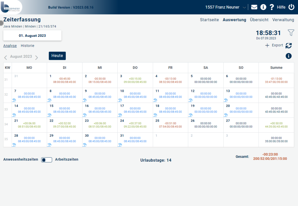 messung und analyse 2